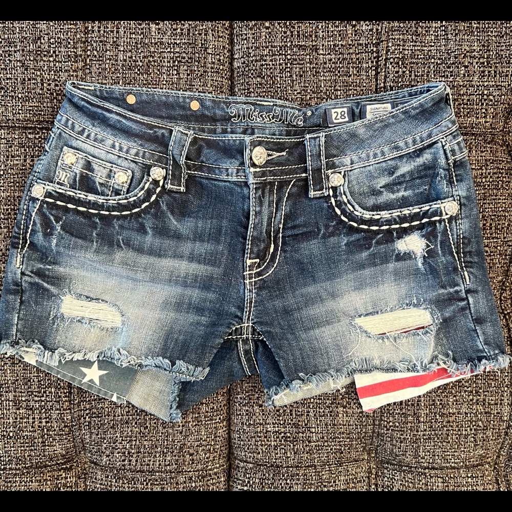 Miss Me Americana Shorts